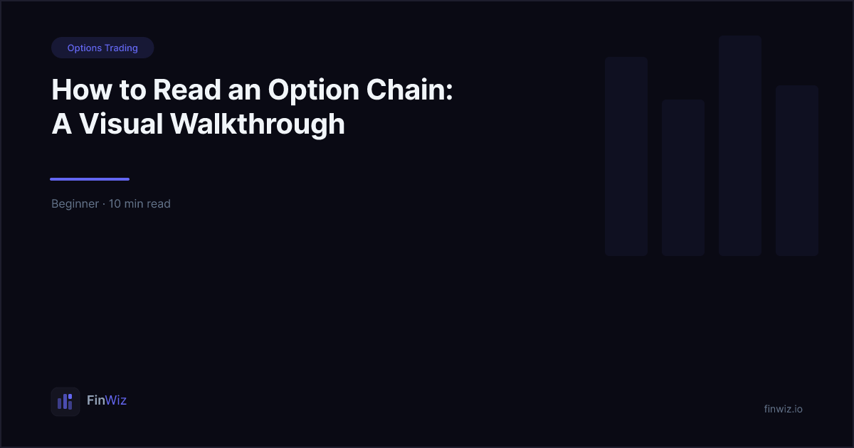 How to Read an Option Chain: Visual Walkthrough