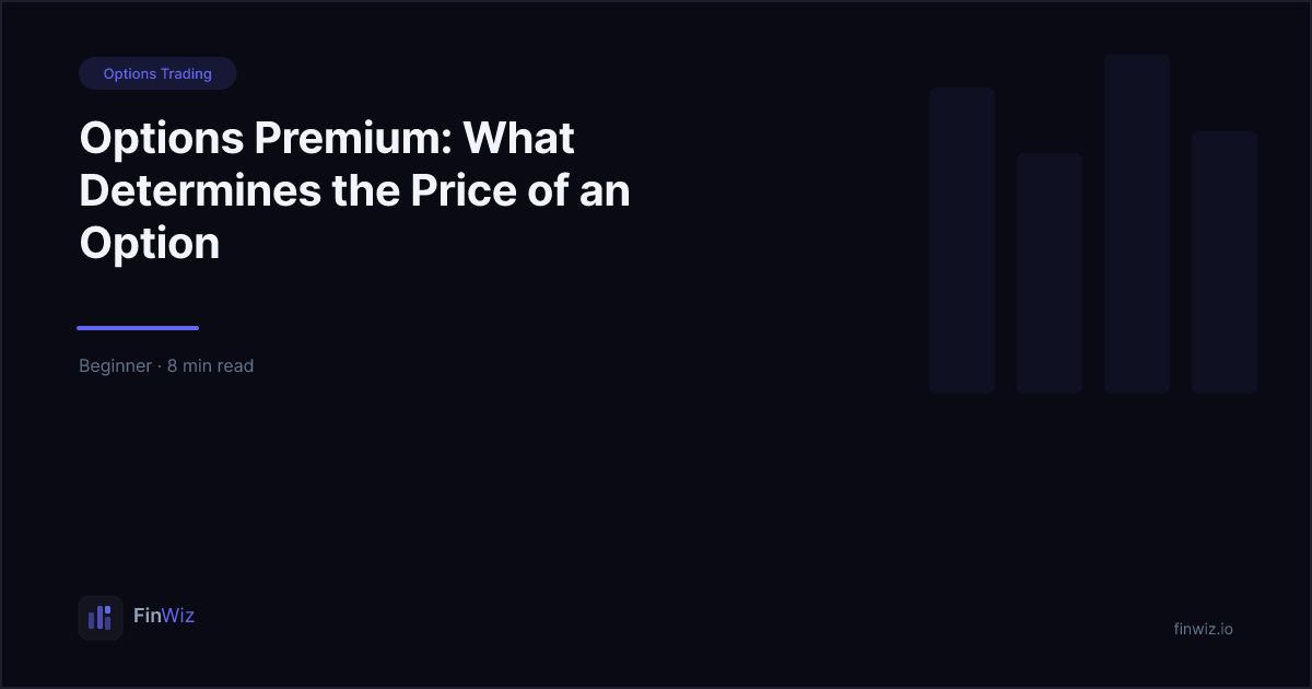Options Premium: What Sets the Price | FinWiz