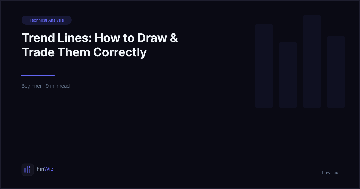 Trend Lines: How to Draw & Trade Them Correctly